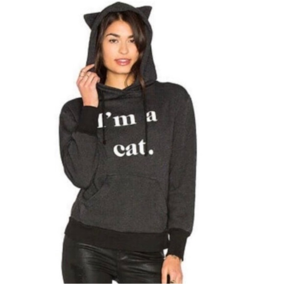 WILDFOX I’m a cat Jumper Sweater Size S - Picture 5 of 5